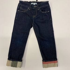BURBERRY CHILDREN: Kensington Indigo Denim Jeans